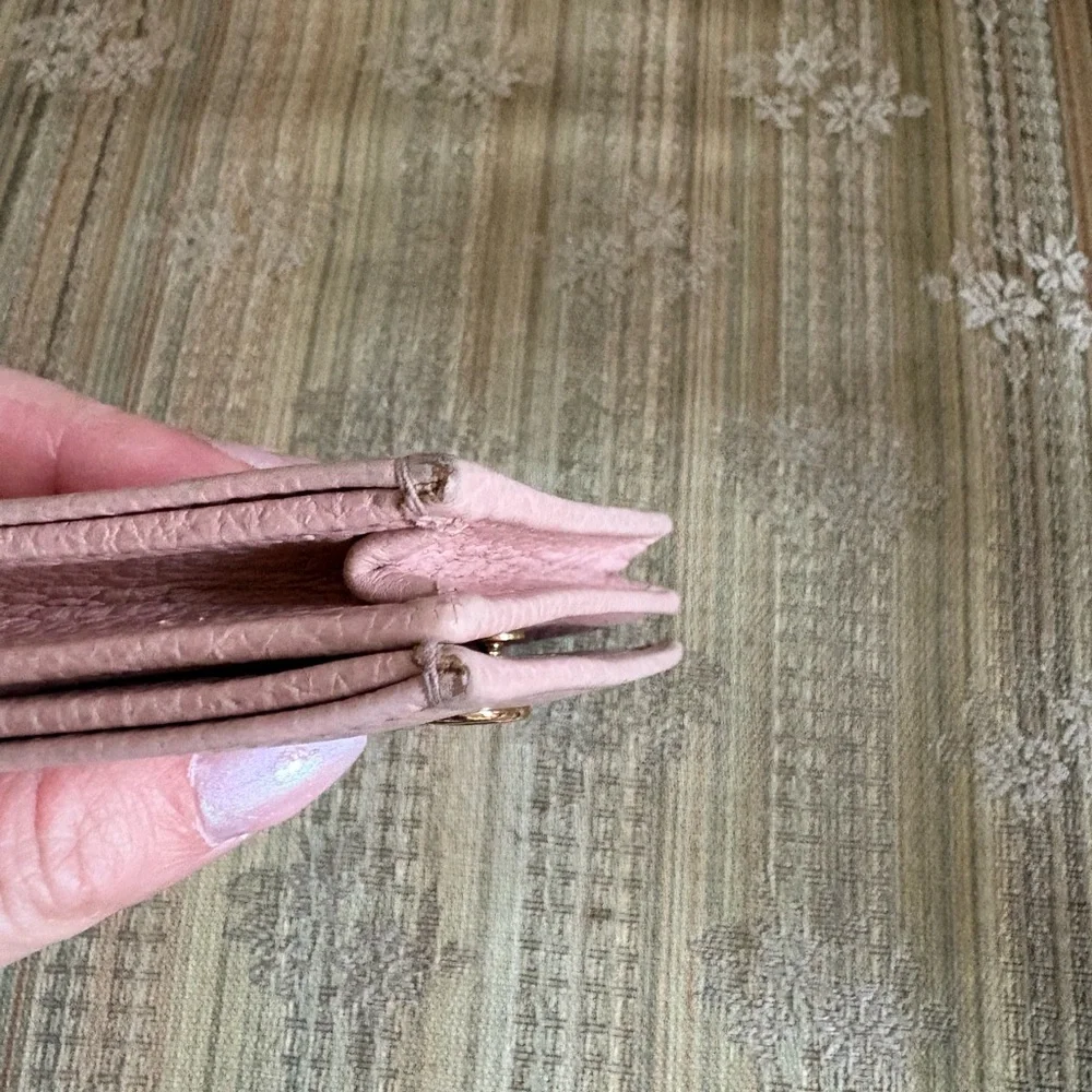 Gucci Pink Leather Marmont Bifold Card Wallet with original box and dust bag - Picture 3 of 7